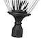 Z-Lite Davina 4 Light Outdoor Post Mount Fixture, 12in. W x 25.25in. H, Black 5016PHBR-BK - alternate 4